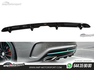 DIFUSOR TRASERO MERCEDES CLA C117 45 2017-2019 LOOK CARBONO