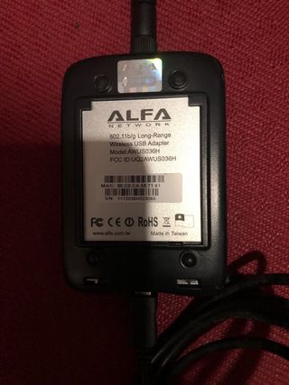 Amplificador Señal WiFi Alfa Network