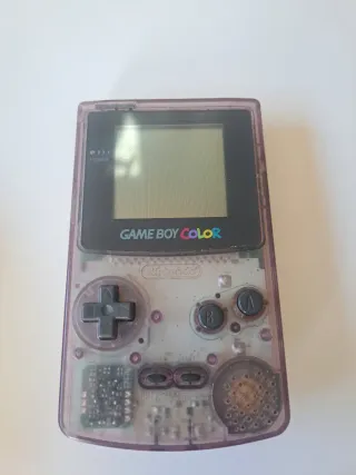 Game Boy Color Morado Transparente + 4 Juegos