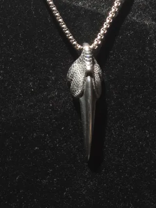 Collana artiglio argento