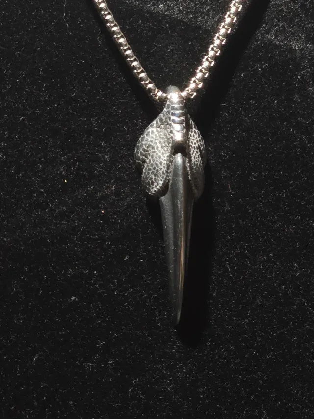 Collana artiglio argento