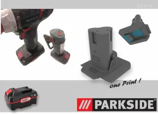 Adaptador Parkside X20 a X12