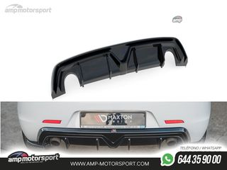 DIFUSOR TRASERO ALFA ROMEO GIULIETTA 2010-2020 NEGRO MATE