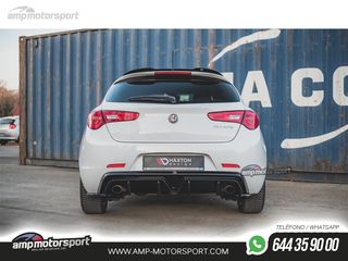 DIFUSOR TRASERO ALFA ROMEO GIULIETTA 2010-2020 NEGRO MATE