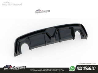DIFUSOR TRASERO ALFA ROMEO GIULIETTA 2010-2020 NEGRO MATE