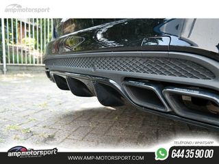 AÑADIDO DE DIFUSOR TRASERO MERCEDES C S205 63 AMG ESTATE 2014-2018 NEGRO BRILLO