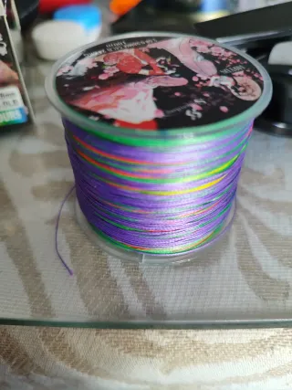 Hilo de Pesca Trenzado Multicolor 100m