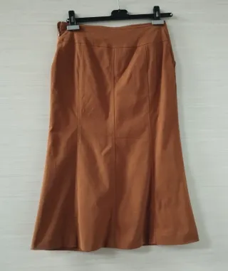 Gonna Diana Gallesi marrone lunga