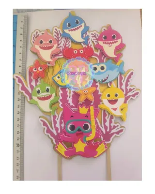 Cale Topper Tarta Baby Shark