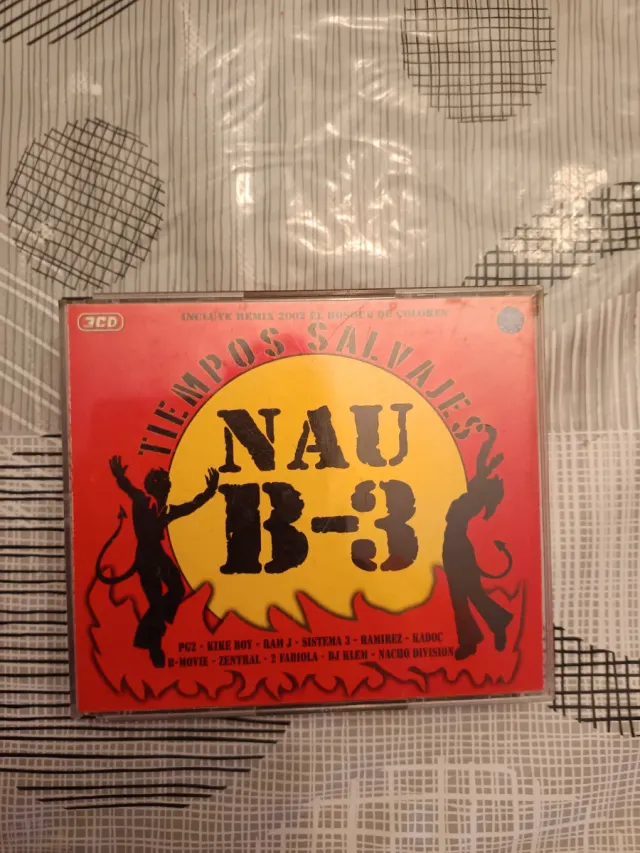 3 CDs Nau B-3 Tiempos Salvajes