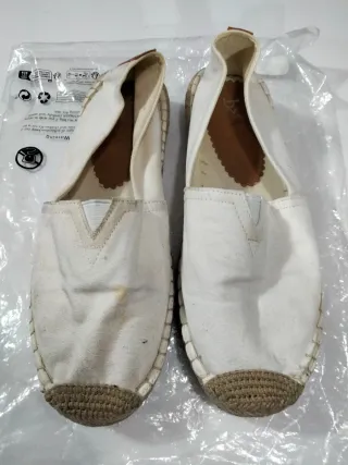 Espadrillas donna bianche e marroni