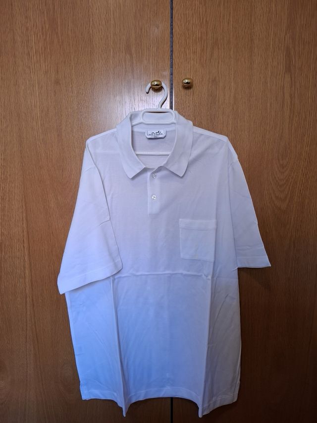 Camiseta Polo Hermes Blanca