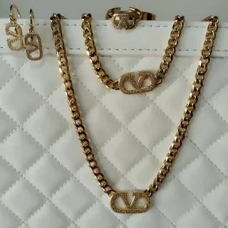Conjunto joyas oro laminado 14k