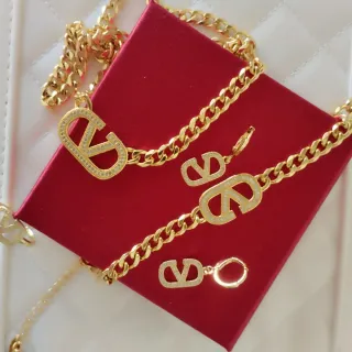 Conjunto joyas oro laminado 14k