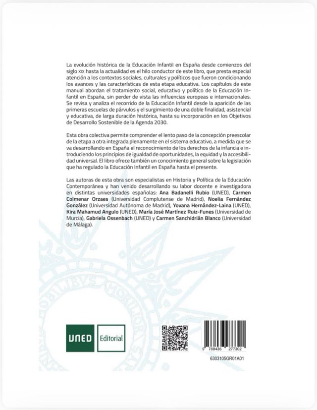 La Escuela de Educación Infantil en España.