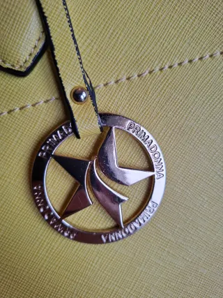 Borsa in pelle Primadonna Collection Gialla