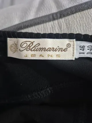 Abito Blumarine nero con rose