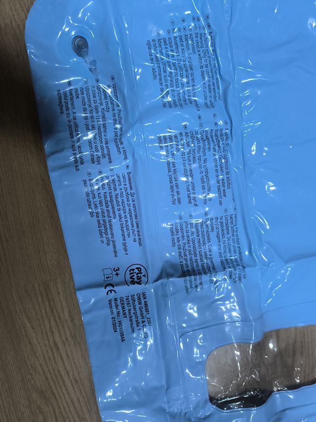 Colchoneta hinchable 70x45 cm temática marina