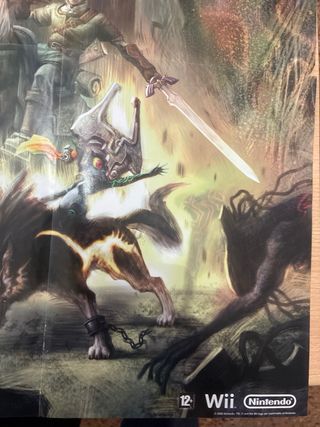 Póster Zelda Twilight Princess y Redsteel