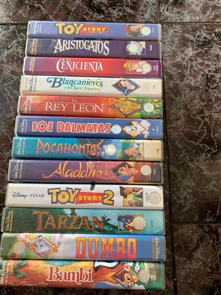 Películas VHS Disney Clásicos (Español)