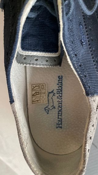 Scarpe stringate Harmont&Blaine blu/argento