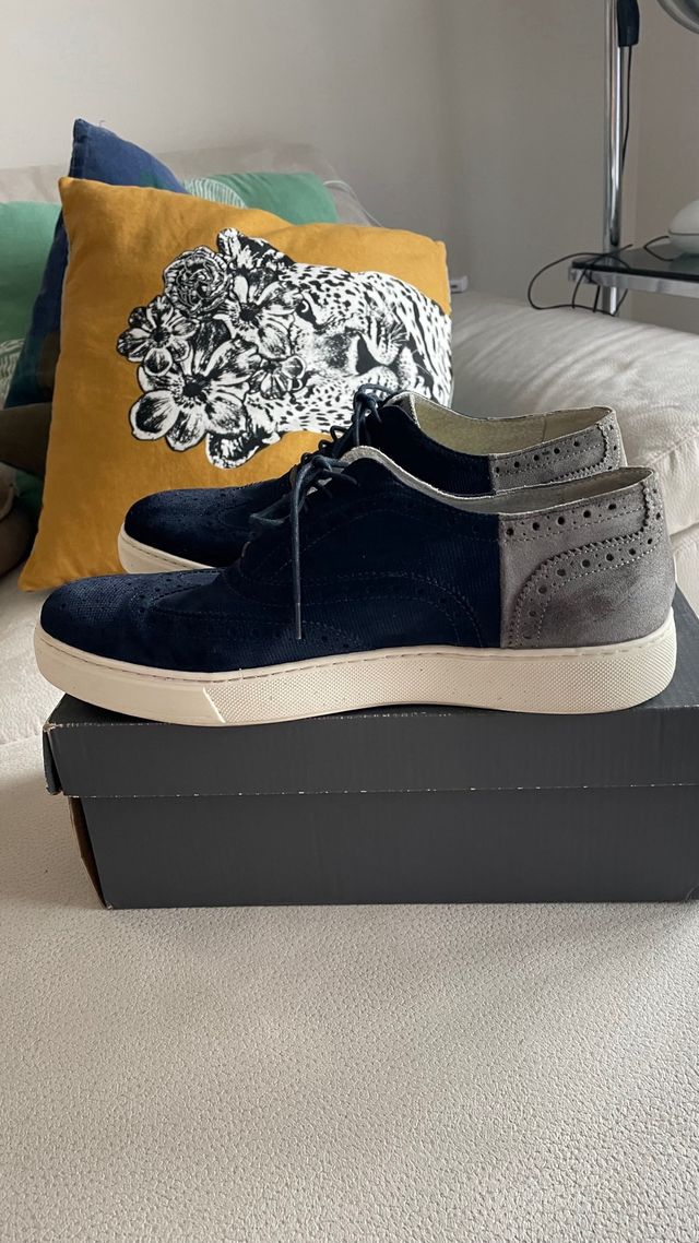 Scarpe stringate Harmont&Blaine blu/argento