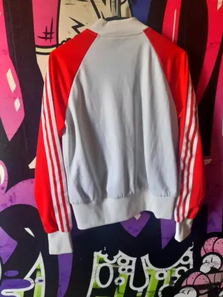 L Chaqueta Adidas Originals Vintage Roja y Blanca