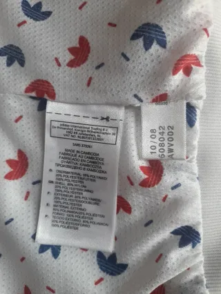 L Chaqueta Adidas Originals Vintage Roja y Blanca