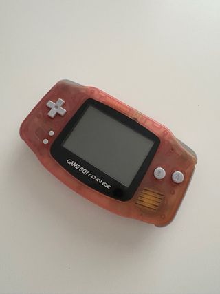 Game Boy Advance Rosa Transparente