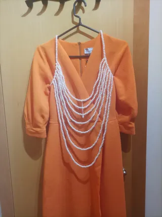 Bisutería corporal perlas cascada, nueva