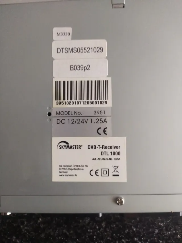 Receptor TDT SKYMASTER DTL 1000