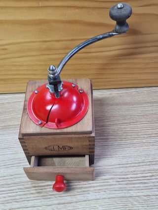 Molinillo café Elma madera vintage