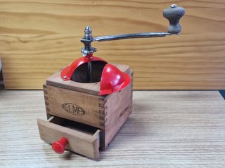 Molinillo café Elma madera vintage