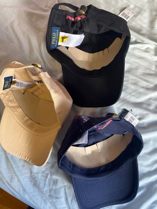 Lote 3 Gorras Polo Ralph Lauren