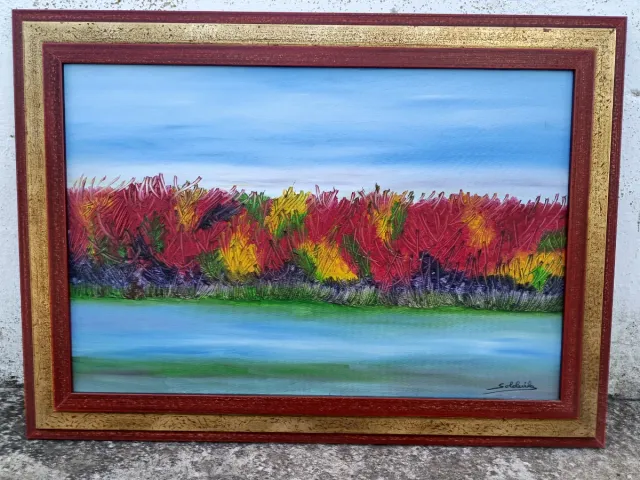 Óleo Sodevila Paisaje Otoñal