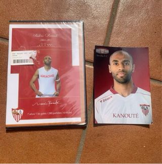 DVD Kanouté Sevilla FC y Fotos Jugadores Historia
