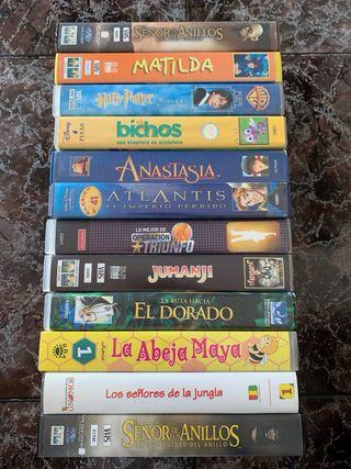 Lote Películas VHS: Matilda, El Dorado, Jumanji y