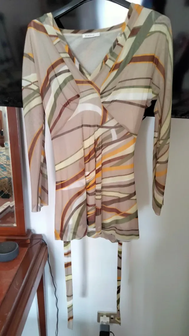 Camicetta donna fantasia geometrica