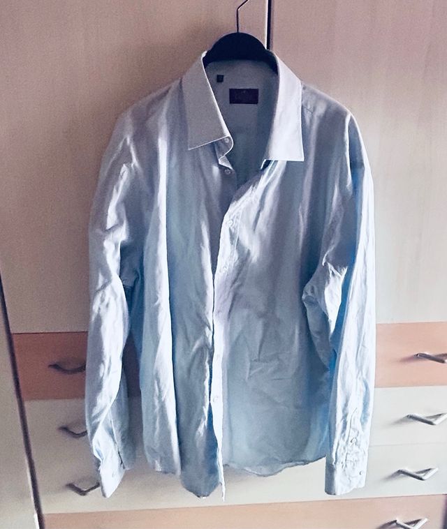 N.2 Camicie Uomo Castello 100% Cotone