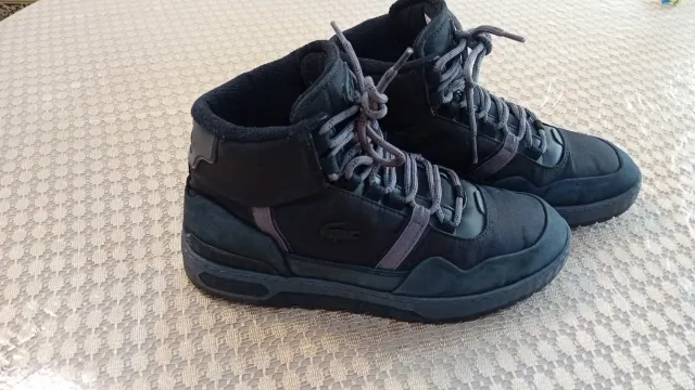 Botas Lacoste Negras y Grises