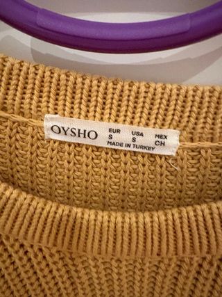 Jersey punto mostaza