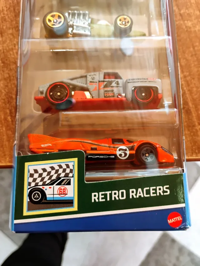 Pack 5 Coches Hot Wheels Retro Racers