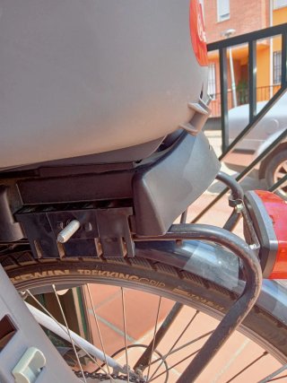 Silla portabebés para bici