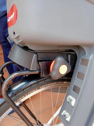 Silla portabebés para bici