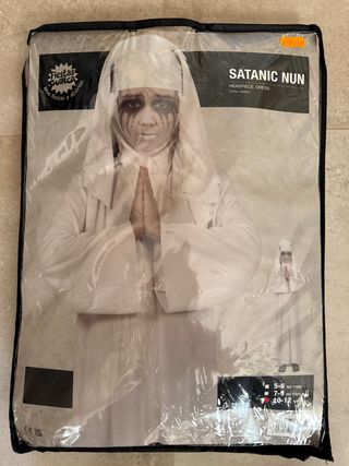 Disfraz Satánic Nun Talla 10-12