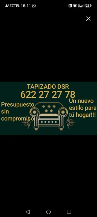 TAPIZADO PARA TU HOGAR