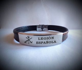 Pulsera cuero Legión Española