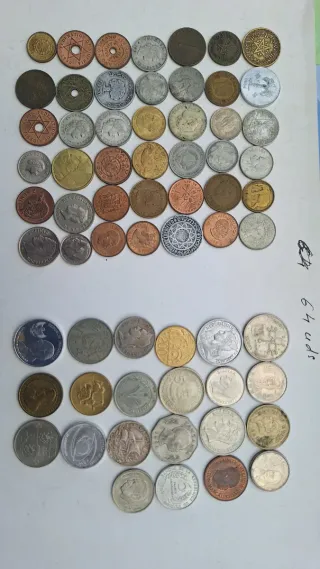 Colección monedas varios países