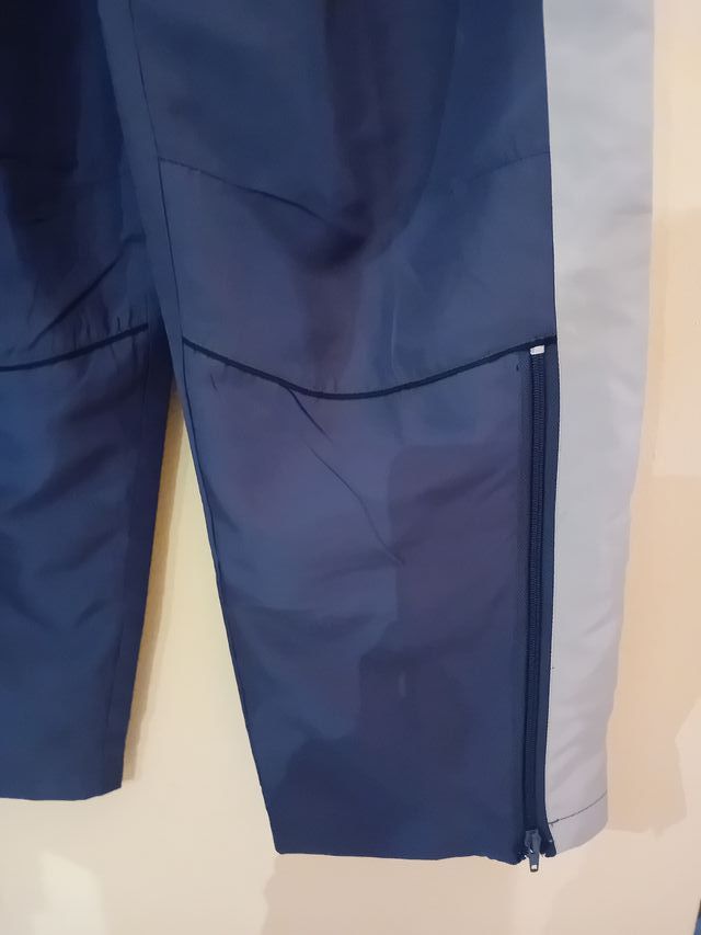 Tuta uomo blu e grigia