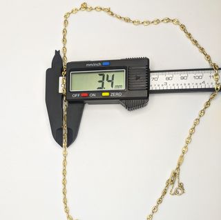 Cadena Calabrote de oro de 18k. 14.31 g, 52 cm.